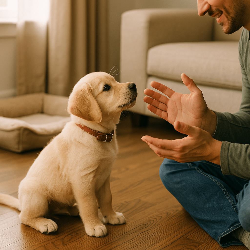 kölyökkutya első napjai